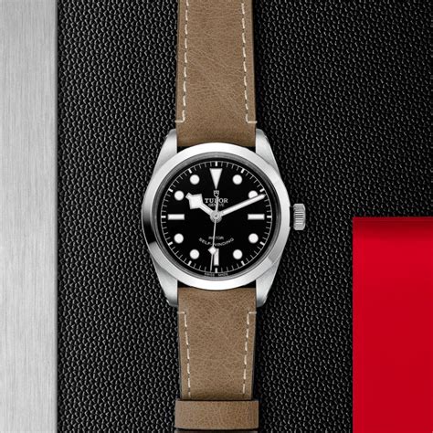 Tudor Black Bay cinturino pelle invecchiata black aged leather.